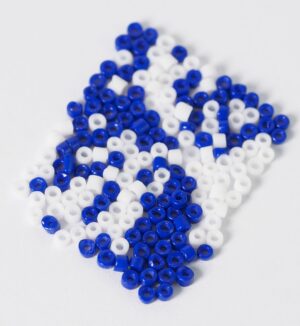 Γυάλινες χάντρες seed opaque μακαρόνι 1.5-2mm/6gr