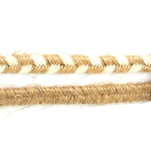 Λινάτσα Soutache γιούτα πλακέ κορδόνι 9mm/μέτρο