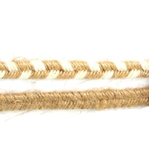 Λινάτσα Soutache γιούτα πλακέ κορδόνι 9mm/μέτρο