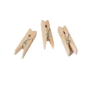 Μανταλάκι φυσικό ξύλινο κλίπ 35x7mm