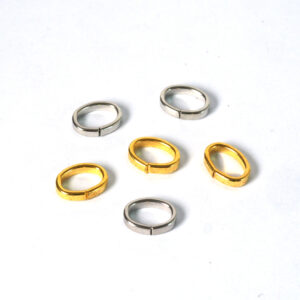 Κρικάκι μεταλλικό οβάλ 10x7mm