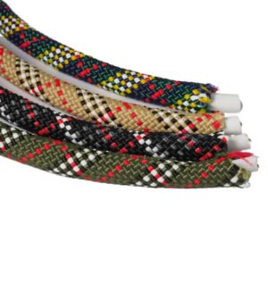 Tartan υφασμάτινο κορδόνι με καλώδιο εύκαμπτο 2x0.75mm²/μέτρο