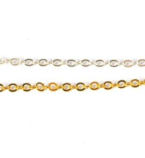 Αλυσίδα cross πλακέ χαλκός 1.8mm/μέτρο