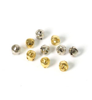 Κουδουνίστρα μικρή μεταλλική κρεμαστή 7x6mm/100 τεμαχια