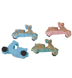 Vespa κεραμικό διακοσμητικό με μαγνήτες 48x71mm