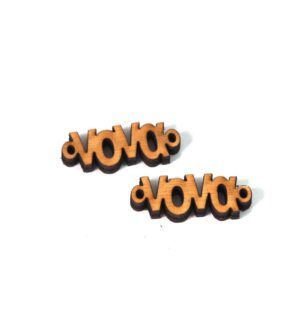 Νονά φυσικό ξύλινος σύνδεσμος 10x26mm/10 τμχ