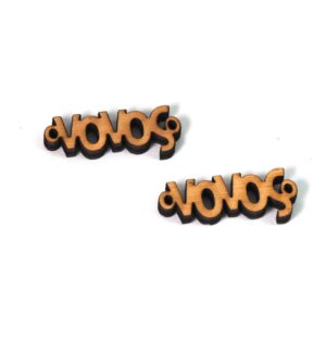 Νονός φυσικό ξύλινος σύνδεσμος 12x30mm/10 τμχ