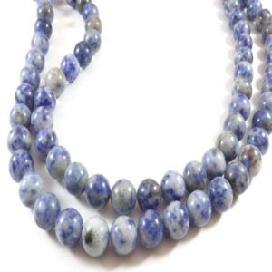Blue spot στρογγυλή χάντρα 10mm/κλωστή 37 χάντρες