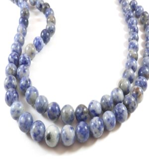 Blue spot στρογγυλή χάντρα 10mm/κλωστή 37 χάντρες