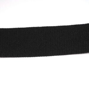 Ιμάντας μαύρος φαρδύς πολυεστερικός 42mm