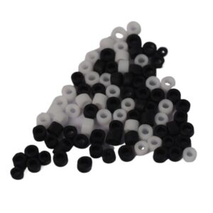 Γυάλινες χάντρες seed Frosted μακαρόνι 1.5-2mm/100gr περίπου 8000 χάντρες