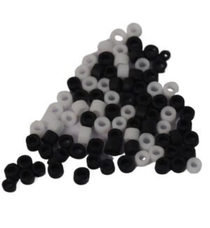 Γυάλινες χάντρες seed Frosted μακαρόνι 1.5-2mm/100gr περίπου 8000 χάντρες