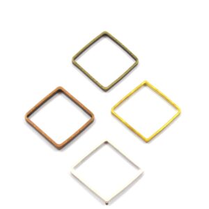 Ρόμβος μεταλλικό μικρό χαλκός 23x12mm