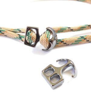 Άγκυρα μεταλλική μαύρη σύνδεσμος 20×14mm