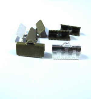 Ακροδέκτης μεταλλικός 15x5mm για κορδόνι πλακέ 15mm