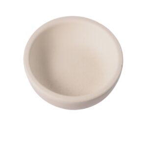 Μπόλ-Σωσιέρα μικρή κρεμ κεραμική 75x23mm
