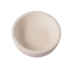 Μπόλ-Σωσιέρα μικρή κρεμ κεραμική 75x23mm
