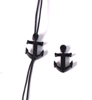 Άγκυρα “ μικρή μαύρη plexiglass σύνδεσμος 21x14mm