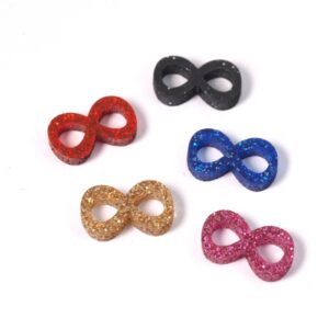 Άπειρο μικρός γκλίτερ χρώμα plexiglass σύνδεσμος 12x20mm