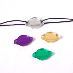 Πλανήτης μεταλλικό χρώμα plexiglass σύνδεσμος 14x22mm