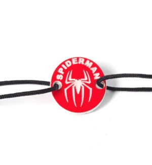 Spider Man στρογγυλό κόκκινο χρώμα ματ plexiglass σύνδεσμος 18x18mm