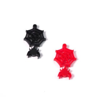 Αράχνη με ιστό opaque plexiglass κρεμαστό 34x20mm