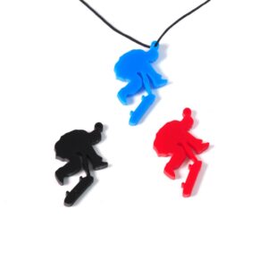 Skater opaque plexiglass κρεμαστό 37x23mm