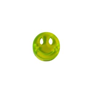 Smile Face στρογγυλός διάτρητος κίτρινο νέον plexiglass σύνδεσμος 17mm