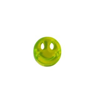 Smile Face στρογγυλός διάτρητος κίτρινο νέον plexiglass σύνδεσμος 17mm