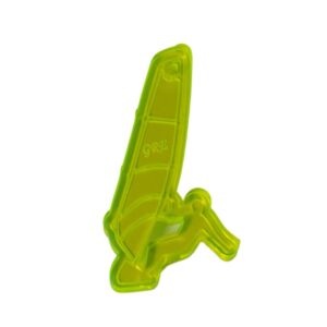Wind Surfer κίτρινο νέον plexiglass κρεμαστό 43x24mm