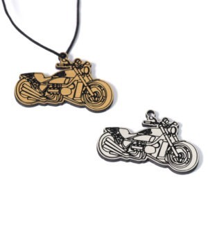 Harley Davidson μάτ χρώμα μονής όψης κρεμαστό Plexiglass 27x42mm