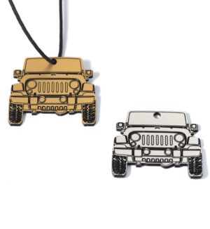 Jeep Wrangler ματ χρώμα μονής όψης μεγάλο κρεμαστό Plexiglass 38x43mm