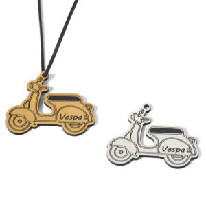Piaggio Vespa ματ μεταλλικό χρώμα Plexiglass κρεμαστό 40x49mm