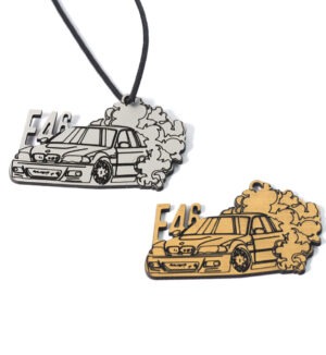 BMW E46 M3 ματ μεταλλικό χρώμα Plexiglass κρεμαστό 30x54mm