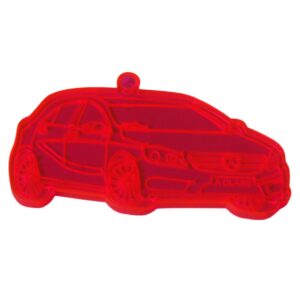 Αυτοκίνητο A Class ροζ φλούο plexiglass κρεμαστό 27x50mm