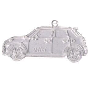 Αυτοκίνητο Mini Cooper διάφανο κρεμαστό 27x50mm