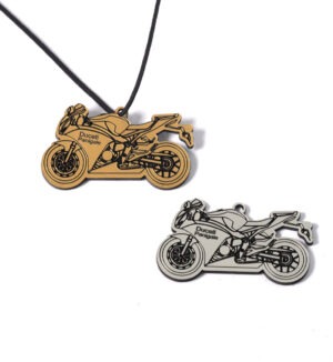 Μηχανή Ducati Panigale ματ μεταλλικό χρώμα plexiglass κρεμαστό 28x57mm