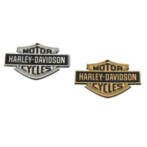 Σήμα MOTOR HARLEY-DAVIDSON CYCLES ματ μεταλλικό χρώμα plexiglass κρεμαστό 50x40mm
