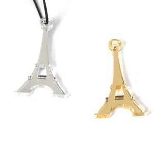 Πύργος Eiffel μεταλλικό χρώμα plexiglass κρεμαστό 34x22mm