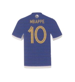 Φανέλα Εθνική Γαλλιάς Mbappe plexiglass κρεμαστό 34x31mm