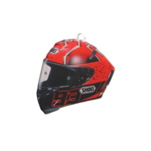 Κράνος ''93 Marc'' τυπωμένο πολύχρωμο plexiglass κρεμαστό 60x47mm
