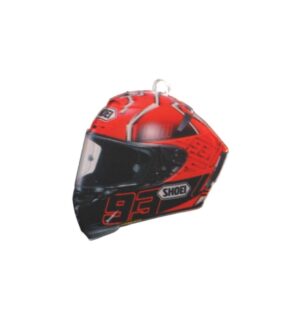 Κράνος ''93 Marc'' τυπωμένο πολύχρωμο plexiglass κρεμαστό 60x47mm