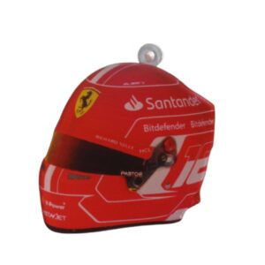 Κράνος ''Charles Leclerc'' τυπωμένο πολύχρωμο plexiglass κρεμαστό 55x59mm