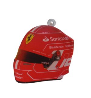 Κράνος ''Charles Leclerc'' τυπωμένο πολύχρωμο plexiglass κρεμαστό 55x59mm