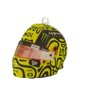 Κράνος ''Lando Norris'' τυπωμένο πολύχρωμο plexiglass κρεμαστό 60x58mm