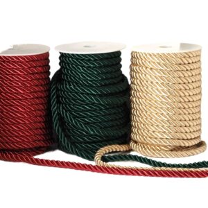 Στριφτό νάυλον/σατέν κορδόνι χοντρό rayon 10mm/μέτρο