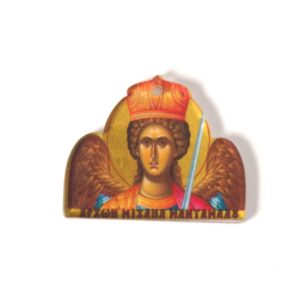 Ταξιάρχης Μιχαήλ Μανταμάδου εκτυπωμένο plexiglass κρεμαστό 25x35mm