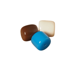 Χάντρα ρητίνη opaque χρώμα κυλινδρική βαρέλι 14x14mm/συσκευασία 33 χάντρες