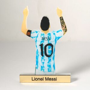 Lionel Messi εμφάνιση Αργεντινής plexiglass επιτραπέζιο διακοσμητικό 100x71x8mm