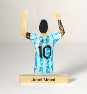 Lionel Messi εμφάνιση Αργεντινής plexiglass επιτραπέζιο διακοσμητικό 100x71x8mm
